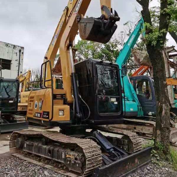 Yellow Sany SY75C Mini Crawler Excavator 3ton Isuzu Engine 0.16-0.38m Bucket