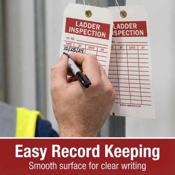 Customized PVC Vinyl Safety Tag Waterproof Tear Resistant UV Resistant Fast Response for Safety Products
