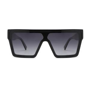 Wholesale Flat Top Large Frame Sunglasses One Piece Uv400 Oversized Square Sunglasses from china suppliers