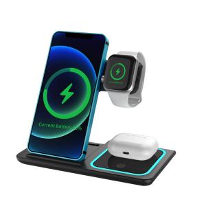 Wholesale Black 10W QI Wireless Charging Pad No Led Display Fast Charging from china suppliers