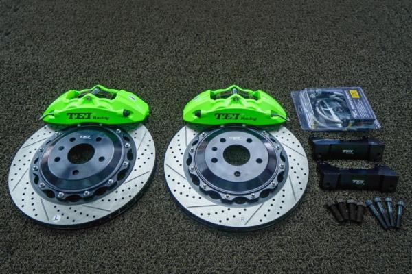 Forged Caliper Front 4 Piston Brake Kit 355x28MM Rotor For BMW MINI COOPER F54