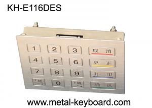 Wholesale 16 Keys Encryption Metal keypad with Vandal resistant for Bank Kiosk from china suppliers