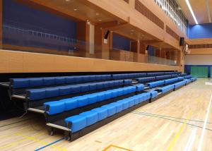 Wholesale Power Control Retractable Grandstands Retractable Seating System Recessed Polymer Bench from china suppliers