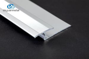 Wholesale Chrome Carpet To Tile Trim 2 Piece Screw Down Aluminum Profiles from china suppliers
