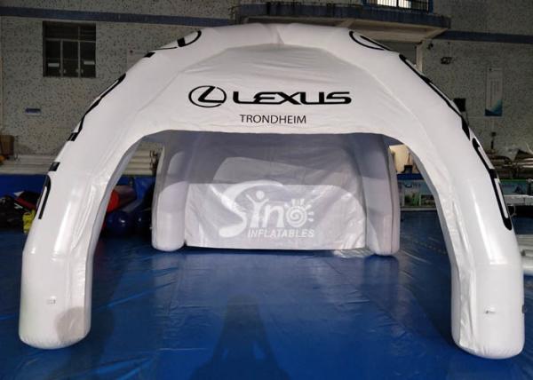 4x4m Lexus portable airtight inflatable dome tent digitally printed completely