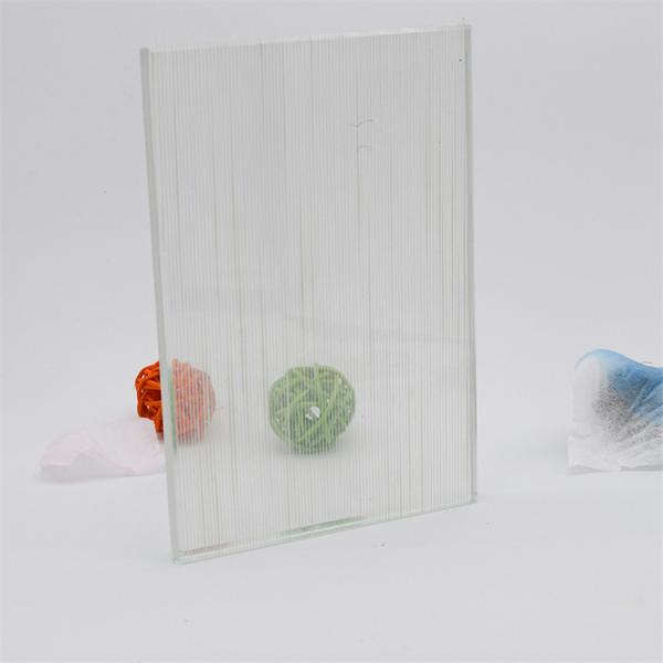 Customized Wired Decorative Laminated Glass 10mm 12mm 15mm 19mm Decorative