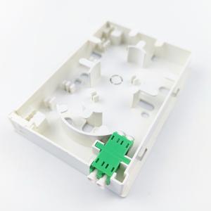 Wholesale 2 Cores LC APC Plastic Fiber Optic Faceplate Socket Panel for FTTH White Time 5 Years from china suppliers