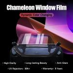 2mil Chameleon Window Paint Protection Film Dynamic Color Changing