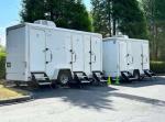 5 Stations Shower Customized Mobile Toilet Trailer Outdoor