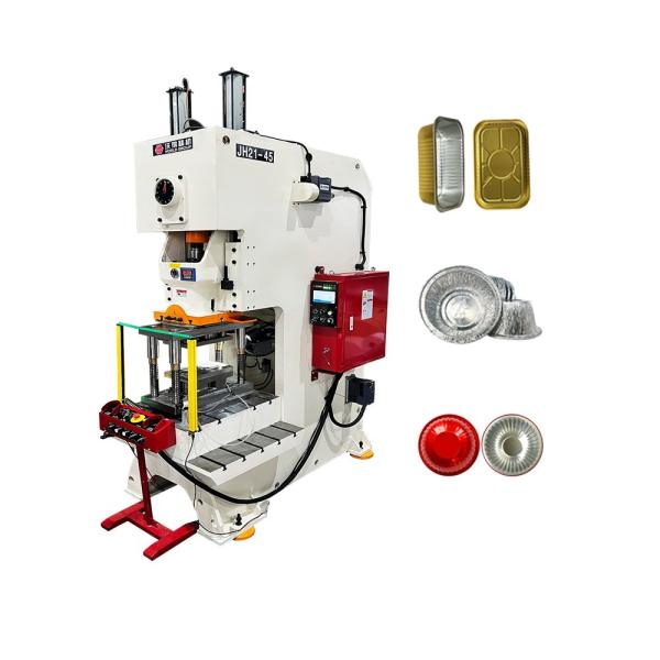 Professional Automatic Aluminum Foil Container Making Machine For Take Away