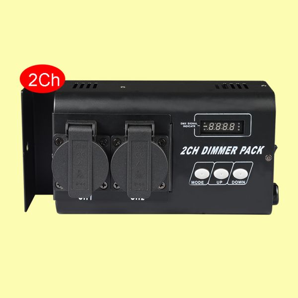 NEBULA 2 Channel Digital DMX Controller LED Light Switch Box Dimmer Pack
