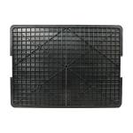 Solid Box Large Industrial Storage Turnover PP Crate for Transfer in Supermarket