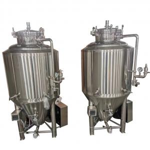 China Home Brewing Beer Fermentation Tank GHO 150L SUS304 Conical Fermentor with Chiller on sale