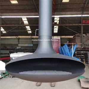 Wholesale Black Decorative Hanging Wood Burning Stove Suspended Steel Real Fire Eco Ethanol Indoor Free Standing Fireplace from china suppliers