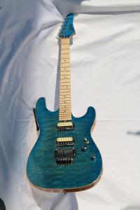Wholesale AAAAA Quilted Maple Top Floydrose tremolo Suhr Electric guitar Guitarra bolt on neck oem guitar from china suppliers
