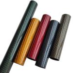 Lightweight Coloured Carbon Fiber Tube Strength Durability Vibrant Colors 0 -