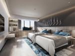 ISO14001 Standard Hotel Guest Room Furniture Minimalist Bedroom Furniture Sets