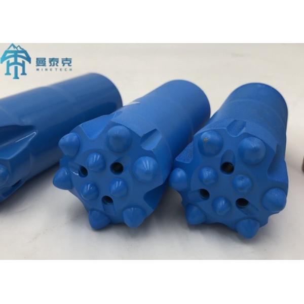 T45 76mm Thread Button Bit with Carbide Material and Customizable Color for Mining Tools