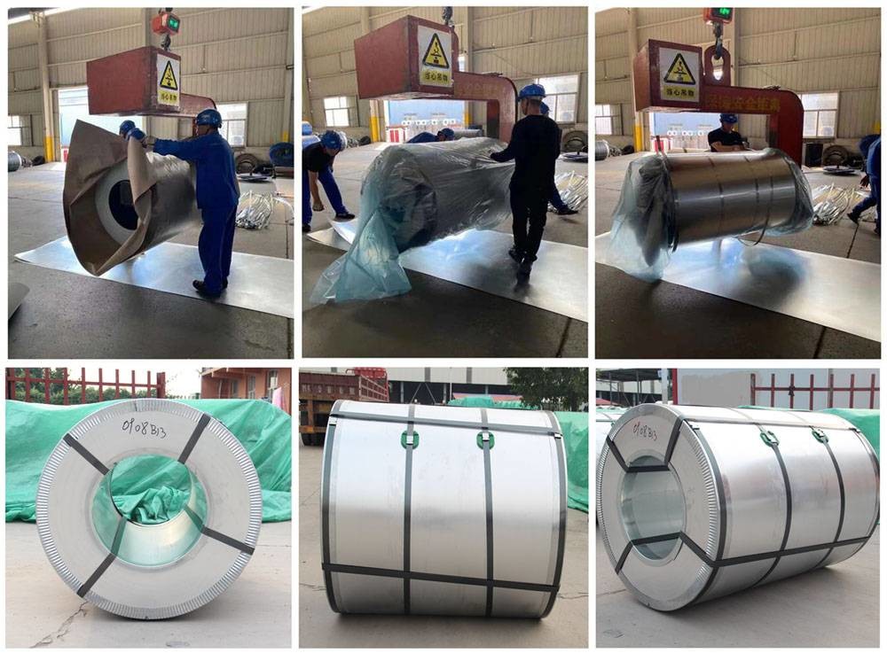 Zincalume Steel Painted Galvalume Coil Anti Finger Printing Surface