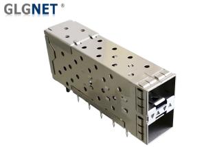 Wholesale Integrated SFP Cage Assembly Connector 2x1 Copper Alloy Cage Material Pree Fit Mounting from china suppliers