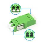 Top- Lc/apc Duplex Fiber Optic Electric Cable Adapter With Inner Shutter Storage