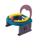 Solid Pattern Eco Friendly Baby Potty Toilet in Oriental Cherry/Sea Blue/Gray
