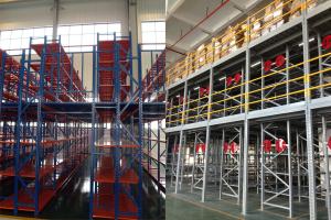 Wholesale Two Layer Metal Industrial Mezzanine Systems Upright Frame Size H4064 X D760mm from china suppliers
