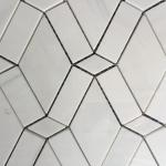 White Diamond Dolomite Nature Stone Mosaic Tile For Kitchen Backsplash