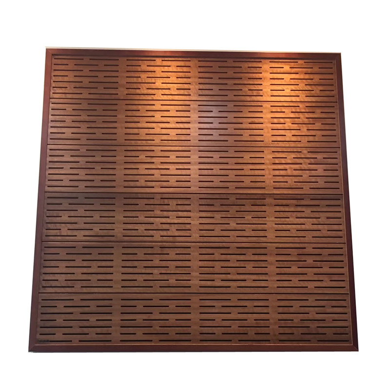 Gymnasium Perforated Wood Acoustic Panels Sound Absorbing Perforated Mdf Panels