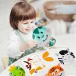 3D Animals Paper Plates Non Toxic For Preschoolers Hands On Ability Training