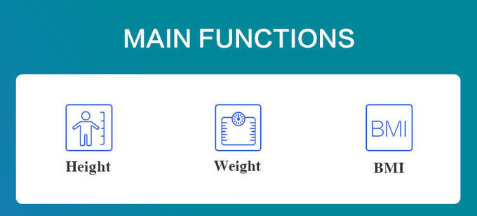10.1 Inch Hd Color LCD Medical Height And Weight Scales With Printing Device