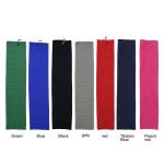 Microfiber All-Season Golf Ball Towel Custom Logo Waffle Golf Towel With Grommet