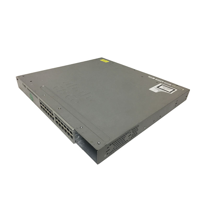 High Capacity 24-Port Layer 3 Switch with 5 Access Point Licenses and 10/100/1000 Ethernet POE Ports WS-C3850-24PW-S