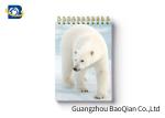 Polar Bear Animal Custom Spiral Notebooks School Stationery Set 3D Printing