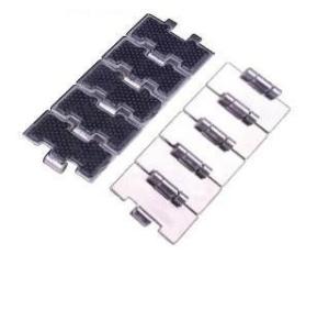 Wholesale RF802 side flex stainless steel conveyor top chains with rubber friction chains from china suppliers