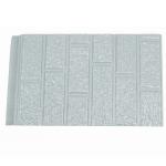 Silver Color Brick Pattern PU Sandwich Panel 16mm Exterior Metal Wall Siding