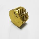 Anodizing Golden Cold Forging Heat Sink Round For LED Grow Light