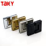 SS Shower Hinge 180 Degree Double Side for Interior Glass to Glass Shower Door