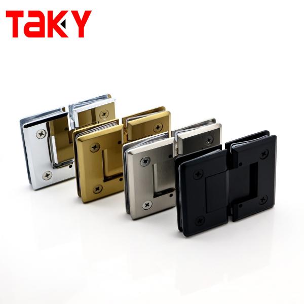 SS Shower Hinge 180 Degree Double Side for Interior Glass to Glass Shower Door
