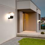 90 lm/w LED Solar Wall Light Outdoor 3.2V Modern Exterior Lamp ABS Garden