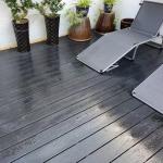 Outdoor House Decorate Wood Plastic Composite Flooring Co Extruded Decking 50mm
