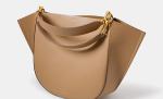 54cm 14cm Cowhide Shoulder Bag Niche Wide Strap Shoulder Bag