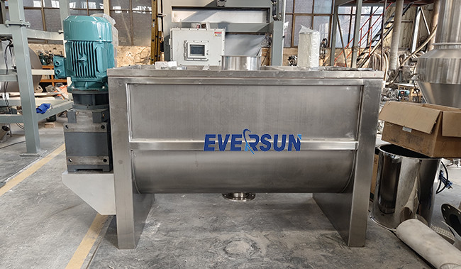 300l 1000l Horizontal Double Ribbon Mixer Food Grade For Raw Material Powder