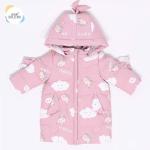 Warmest Pink Kids 4T New White Duck Down Jackets Designer Girls Insulated Winter