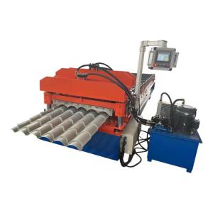 Wholesale Automatic thickness 0.3-0.8mm metal Glazed Tile Roll Forming Machine hydraulic forming machine from china suppliers