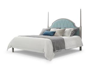 Wholesale Modern American style Design Bedroom furniture set by Leather upholstered headboard bed made China RIGHTHOME factory from china suppliers