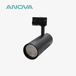 Wholesale Indoor Rotate Black Adjustable Spotlight 24W Three Phase Track Lighting from china suppliers