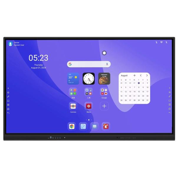 4K HD 65 75 Inch School Interactive Whiteboard LCD Display Meeting Electronic