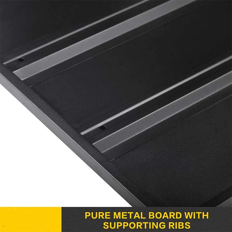 Black Metal Garage Rack 5-shelf Steel Shelves Heavy Duty Storage Shelf