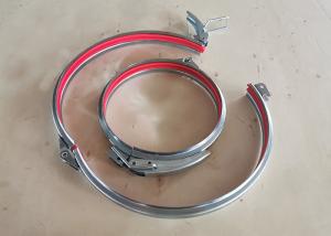 Wholesale Galvanized Steel Quick Release Pipe Clamp Ductwork 6 Inch Round from china suppliers